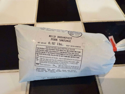 Pork Mild Breakfast Sausage
